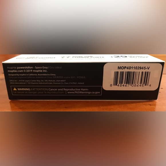 NWT mophie Dual Port >29hr Charge Portable Battery Power Station w/ USB-C Cord - Picture 6 of 7